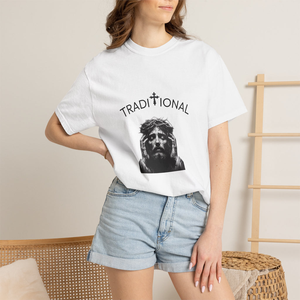 Traditional Jesus Portrait T-Shirt — 'Traditional' Graphic Tee